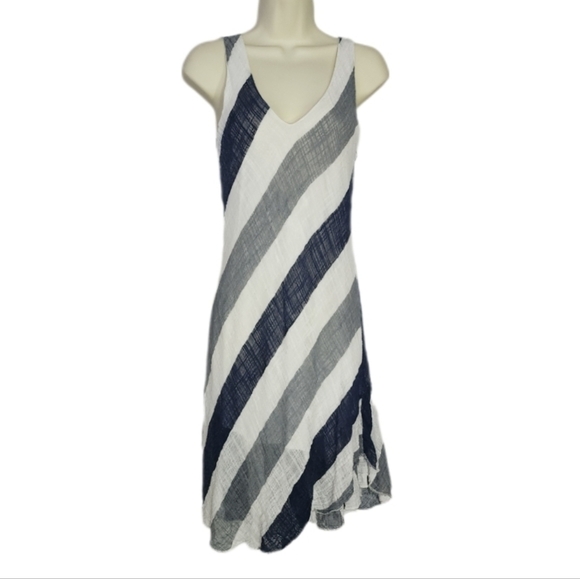 Charlie B Dress 100% Cotton Sleeveless White Size M - Picture 12 of 12